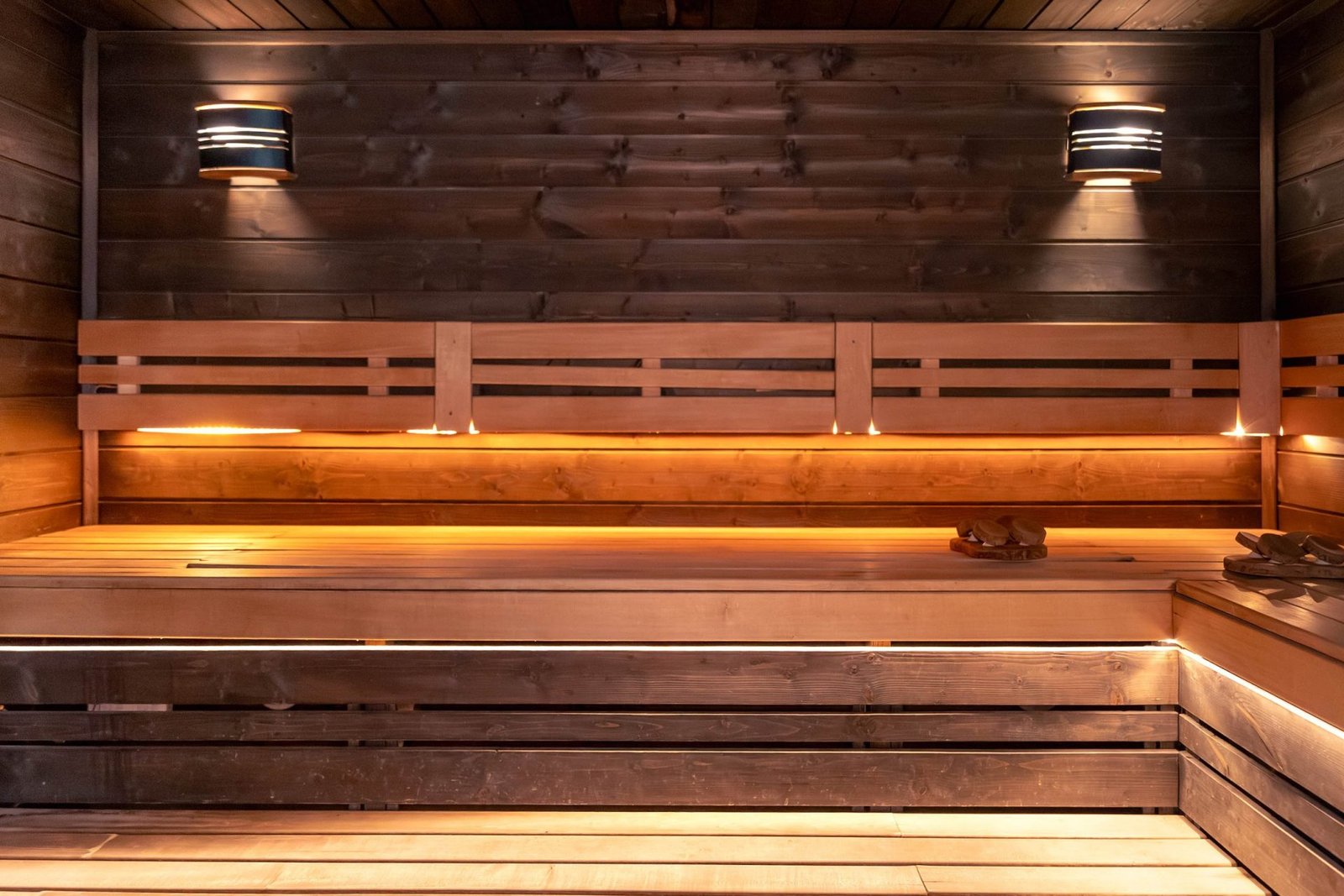 Interior de la sauna de MYGYM